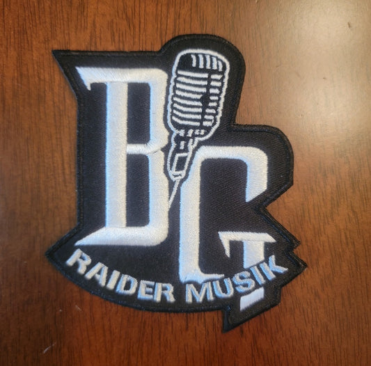 Raider Musik Logo Patch (BG Microphone)